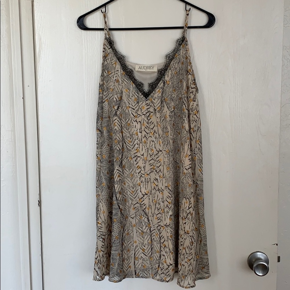 Cream slip dress